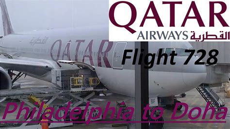 Qatar Airways QR728 Flight Status: Philadelphia to Doha Tracker .